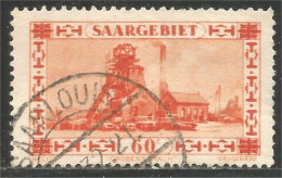 779 Sarre 1930 Puits Mine Pit Tower Mines Coal Charbon Kohl Mining SAARLOUIS (SAA-74c) - Minerales