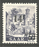 779 Sarre Tour Mettlach Tower Sans Gomme (SAA-57) - Used Stamps