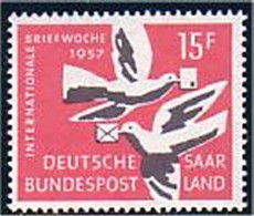 779 Sarre Pigeon MNH ** Neuf SC (SAA-16b) - Tag Der Briefmarke