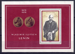 DDR 1970 - W. I. Lenin, Block 31, Postfrisch ** / MNH - 1950-1970