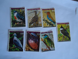 GUINEA ECUATORIAL   USED  BIRD BIRDS OWLS - Hiboux & Chouettes