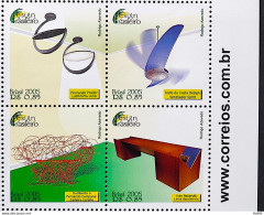 C 2636 Brazil Stamp Design Brazilian 2005 Vignette Website - Unused Stamps