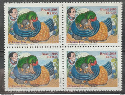 C 2640 Brazil Stamp Hans Christian Andersen Literature 2005 Block Of 4 - Neufs