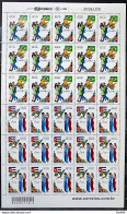 C 2627 Brazil Stamp Joint Cuba Son Flag Dance Bird 2005 Sheet - Neufs