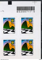 C 2622 Brazil Stamp UPAEP 2005 Block Of 4 Bar Code - Neufs