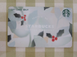 China 2023 Starbucks Card,winter,Used - Cartes Cadeaux