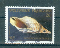 POLYNESIE - N°283 Oblitéré.  - Instruments De Musique Polynésiens. - Used Stamps