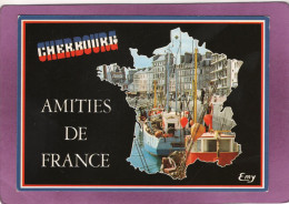 50 CHERBOURG AMITIES DE FRANCE  Les Cordiers Au Quai Caligny - Cherbourg