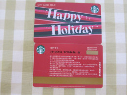 China 2023 Starbucks Card,happy Holiday - Gift Cards