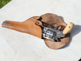Rare étui Revolver De Smith & Wesson En Calibre 44 Russian Canon 6 Pouces Officier De Cavalerie US - Armas De Colección
