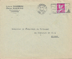 SWITZERLAND. COVER FROM LAUSANNE TO SIERRE. 1932 - Covers & Documents