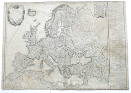 Carta Geografica - Europe Divisée En Ses Empires, Royaumes Et Républiques - 1797 - Otros & Sin Clasificación