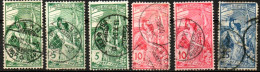 SUISSE ,SCHWEIZ, 1900, LOT MI 71 - 73, 25 JAHRE WELTPOSTVEREIN UPU; GESTEMPELT, OBLITERE. - Used Stamps