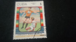 CUBA- 1980-90   1  C.     DAMGAlı - Gebraucht