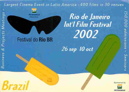 Cinema - Affiche De Festival - Rio De Janeiro Int'l Film Festival 2002 - Brésil - Carte Neuve - CPM - Voir Scans Recto-V - Sonstige & Ohne Zuordnung