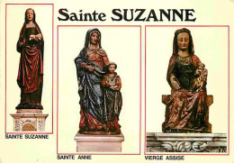 Art - Art Religieux - Ste Suzanne - Vierges - Multivues - CPM - Voir Scans Recto-Verso - Gemälde, Glasmalereien & Statuen