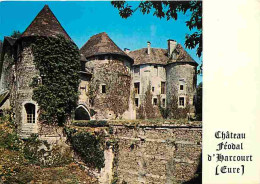 27 - Harcourt - Château Féodal D'Harcourt - Flamme Postale De Château D'Harcourt - Vieilles Pierres - Carte Neuve - CPM  - Harcourt