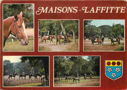 Animaux - Chevaux - Maisons Laffitte - Multivues - Blasons - Horses - Pferde - CPM - Voir Scans Recto-Verso - Pferde