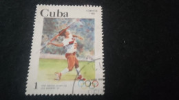 CUBA- 1980-90   1  C.     DAMGAlı - Usati