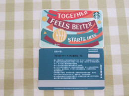 China 2022 Starbucks Card,together - Gift Cards