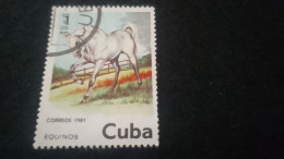 CUBA- 1980-90   1  C.     DAMGAlı - Gebraucht