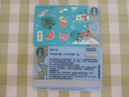 China 2021 Starbucks Card,summer - Gift Cards