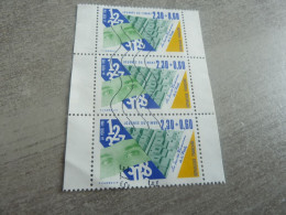 Les Métiers De La Poste - 2f.30+60c. - Yt 2640 - Bleu Et Jaune - Triple Oblitérés - Année 1990 - - Gebraucht