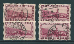 Saar MiNr. 114 I, II, III + IV   (sab20) - Usados