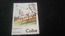 CUBA- 1980-90   1  C.     DAMGAlı - Oblitérés