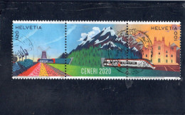 2020 Svizzera - Tunnel Del Monte Ceneri - Used Stamps