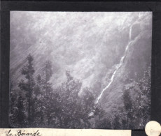 PLAQUE DE VERRE -  Photo  - Les Alpes  La BERARDE ( Saint-Christophe-en-Oisans )  - Année  1890 - Diapositivas De Vidrio