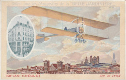 Publicité , La Belle Jardinière , Biplan Blériot A Lyon - Advertising