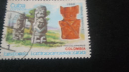 CUBA- 1980-90   1  C.     DAMGAlı - Oblitérés