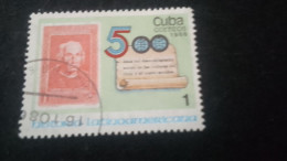 CUBA- 1980-90   1  C.     DAMGAlı - Used Stamps