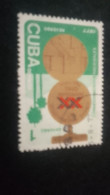 CUBA- 1980-90   1  C.     DAMGAlı - Used Stamps