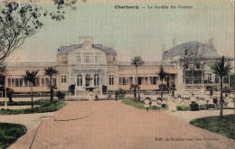 CHERBOURG - LE JARDIN DU CASINO - CARTOLINA FP SPEDITA NEL 1907 - Cherbourg