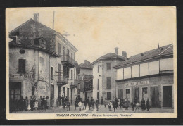 - CARTOLINA 1926 - INVORIO INFERIORE Novara Piazza Innocenzo Manzetti - Animata - 92 Bucelloni - Caletti - Fot. Borrè - - Novara