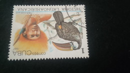 CUBA- 1980-90   1  C.     DAMGAlı - Used Stamps