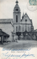 LIMOURS - L'EGLISE ST-PIERRE - CARTOLINA FP SPEDITA NEL 1906 - Limours