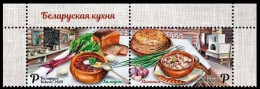 BELARUS 2024-05 FOLKLORE Culture Culinary: Belarusian Cuisine. Top Pair, MNH - Alimentation