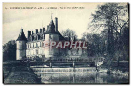 CPA Fontenay Tresigny Le Chateau Vue Du Parc - Fontenay Tresigny