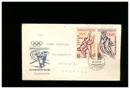 CECOSLOVACCHIA - CESKOSLOVENSKO - FDC 1963 -   OLIMPIADE TOKYO 1964 - FDC