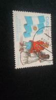 CUBA- 1980-90   1  C.     DAMGAlı - Used Stamps