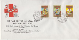 Ethiopia FDC From 1985 - Red Cross