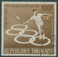 Togo 1964 SG390 100f Olympics Tennis FU - Togo (1960-...)