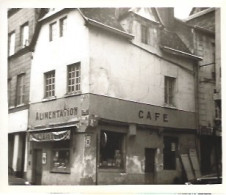 4 Photos 9*10,5 Cm  Rouen  Mars 1970 Maisons Détruites Dont Une Notée Rue Des Capucins - Europa