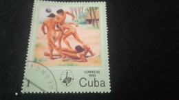 CUBA- 1980-90   1  C.     DAMGAlı - Usados