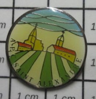 2020 Pin's Pins / Beau Et Rare / VILLES / 2 EGLISES APC SAINT ALEXANDRE - Villes