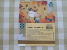 China 2021 Starbucks Card,Rabbit - Cartes Cadeaux