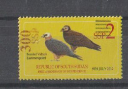 Sud Soudan. South Sudan. Gypaète Barbu. Bearded Vulture. Surcharge. Overprint. - Águilas & Aves De Presa